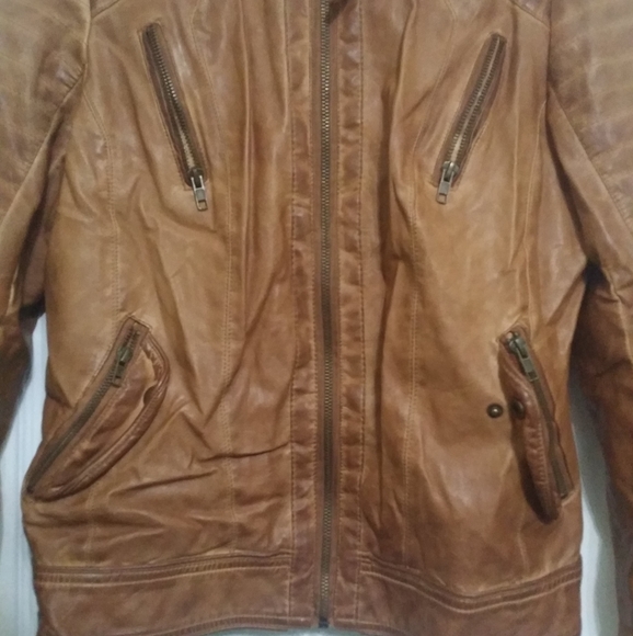 Faux leather jacket - Picture 2 of 9